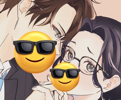 胸上のカラー似顔絵描きます リアルだけどリアル過ぎないイラストが売りです。 イメージ2