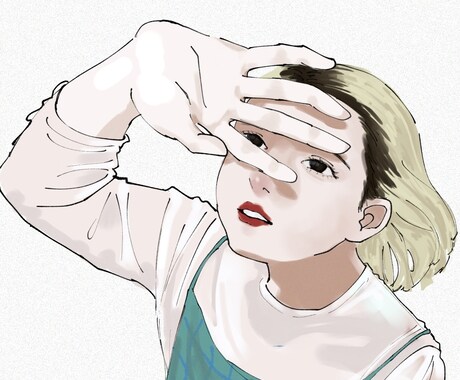 お写真からおしゃれなイラストや似顔絵描きます イメージ1