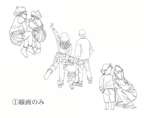 お写真をもとにお洒落な線画イラスト描きます シンプルで洗練された美しいイラスト。 イメージ2