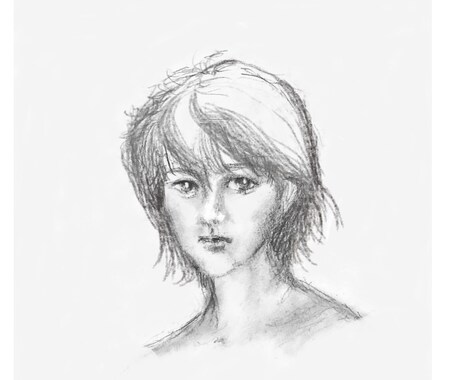 えんぴつ手描きで似顔絵を作成します あなたの愛する人の姿を温もりのある鉛筆画で残しませんか？ イメージ1