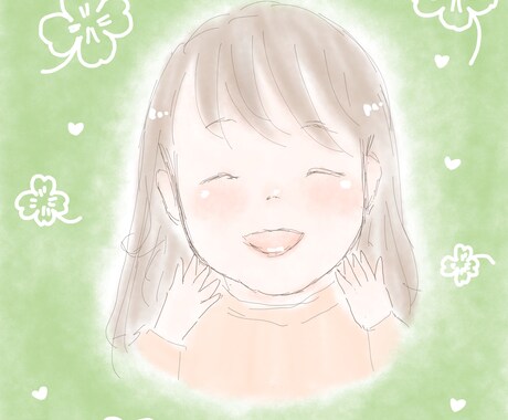バースデーギフト似顔絵お描きします 赤ちゃんのお誕生日カード描きます イメージ2