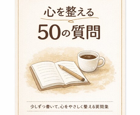 気持ちを書ける50の質問集をお届けします 書きたい気持ちや迷ったときに見れる、質問集です イメージ1