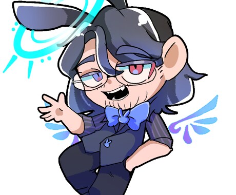 キャラクターのミニキャラを描きます 創作やVTuberなどの活動や趣味でミニキャラが欲しい方！ イメージ2