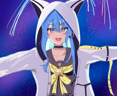女の子のイラスト描きます 女の子限定で描きます可愛く描くのでぜひ イメージ2