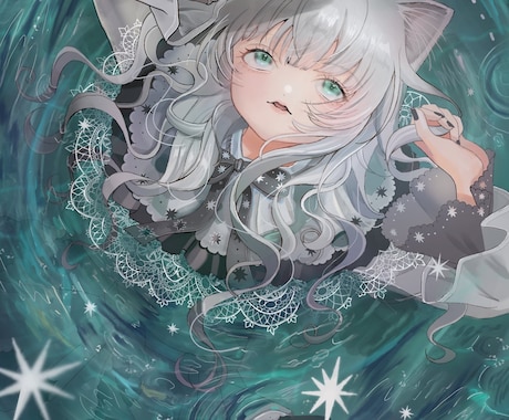 イラスト制作いたします ダークな雰囲気のイラストお描きします。 イメージ1