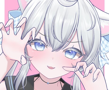 アイコン・サムネイルなど幅広く対応します かわいい女の子イラスト描けます イメージ1