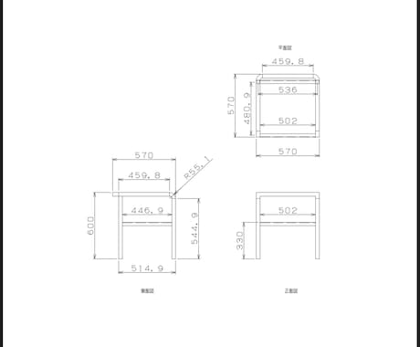 CAD図面描きます DIYなど物作りで角度など分かりにくいものが出た時に イメージ1
