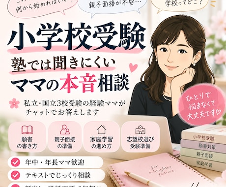 小学校受験の疑問に経験ママがお答えします イメージ1