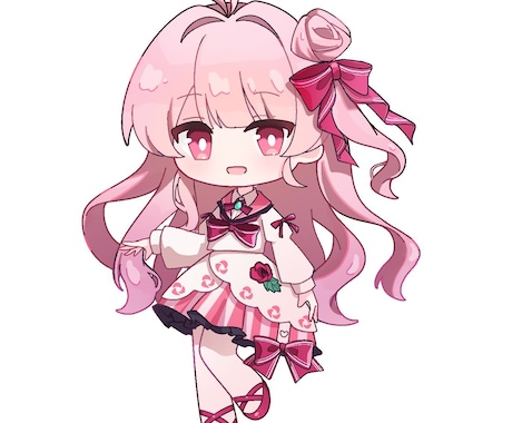 2～3等身ほどのデフォルメイラストを制作します イメージ1