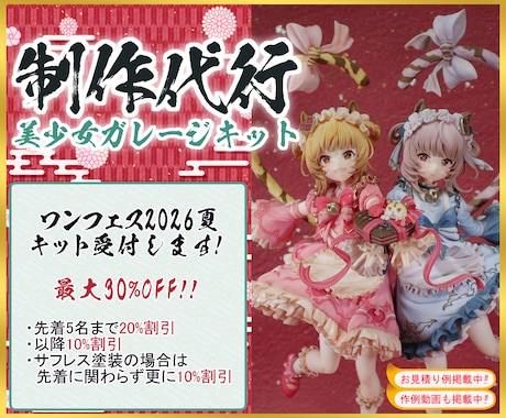 ガレージキットの制作代行致します イメージ1