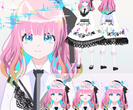 3D化の夢、現役vtuberが叶えます vroidなのでコスパ◎！絵柄の完全再現が持ち味です！ イメージ2