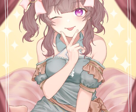 アイコンや立ち絵･キャラデザも★イラスト作成します ★可愛いからかっこいいまで、誠心誠意イラスト描きあげます！★ イメージ2