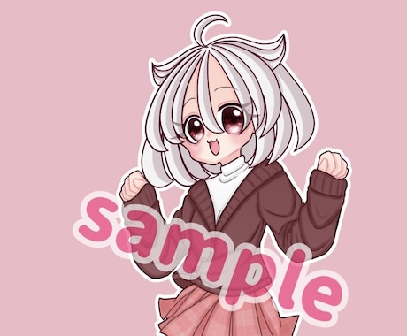 商用利用OK！立ち絵、SNSアイコン描きます お急ぎ最短3日から対応可能です！ イメージ2