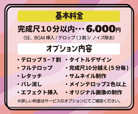 10分6,000円～ テロップ入り動画編集します デザイン歴20年★オリジナル画像・モーション作成もおまかせ！ イメージ2