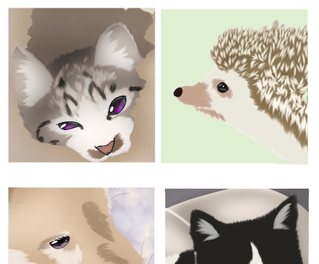 アイコンサイズのイラスト描きます 思い出、記念、アピールに…！イラストはいかがですか？ イメージ2