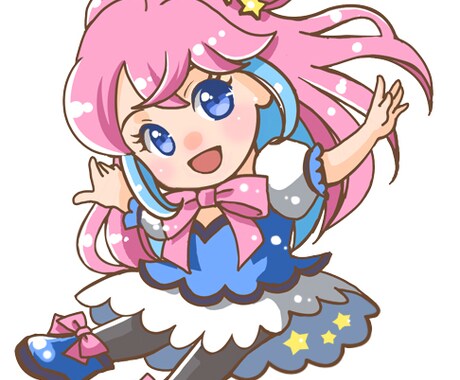 ミニキャライラストを作成します SNS、配信、グッズ制作に使えるミニキャライラスト イメージ2