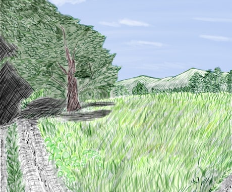 自然や街の背景を描きます イメージ1