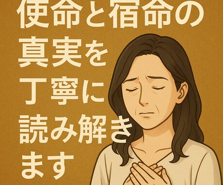 魂に刻まれた使命と宿命の真実を丁寧に読み解きます 迷い続けてきた理由が、あなたの中で一本の線につながる霊視鑑定 イメージ2