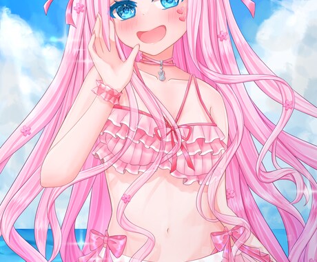 各種イラスト制作いたします 一枚絵やポーズあり立ち絵など、幅広く対応可能です✨ イメージ2