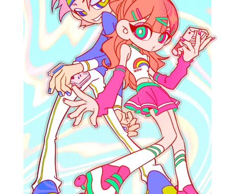 デフォルメイラスト制作承ります イメージ1