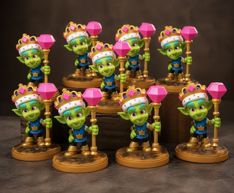 塗装仕上げの3Dフィギュアがお求めやすくなります AI×3Dプリント & 手作業ペイントのオリジナルフィギュア イメージ2