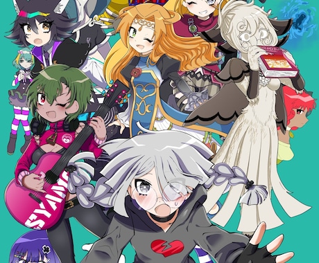 Vtuberキャラデザ・立ち絵・一枚絵作ります Vtuberキャラデザ・MVイラストなどマルチに受けます！ イメージ2