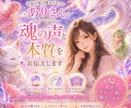 心に寄り添い、本音を優しく読み解きます 恋愛、復縁、仕事、人間関係なんでも聞きます^_^ イメージ1