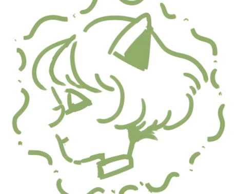SNS用のシンプルな正方形アイコンをお描きします 自分だけのアイコンを使用したい方にオススメ！ イメージ1