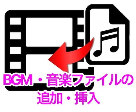 動画にBGM・音楽ファイルを追加・挿入します お気に入りの動画にBGMを付けて華やかに イメージ1