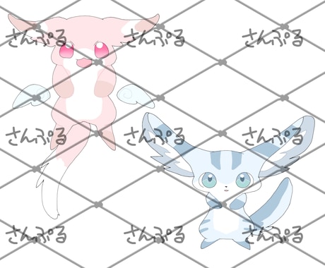 色んなケモノのキャラクターデザインいたします デフォルメの効いたシンプルでかわいい絵柄が特徴です イメージ2