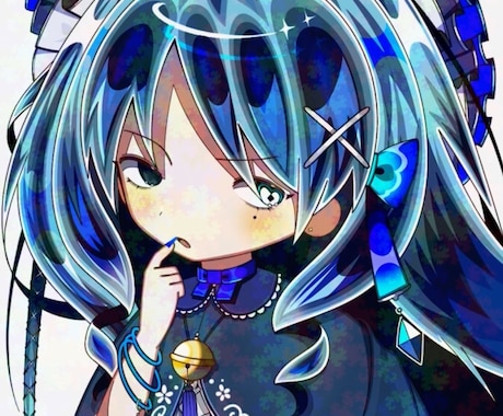女の子のアイコン 待ち受けかきます 彩度が高くキラキラな絵はお任せ下さい。 イメージ2