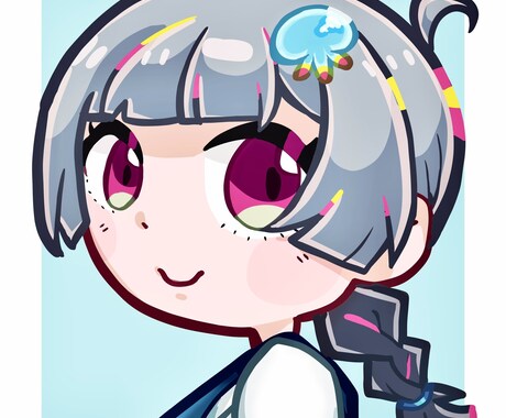 個性が伝わる！SNSアイコン描きます 表情と配色で“推せる”アイコン制作 イメージ1