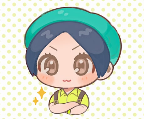 ミニキャラ絵を描きます ゆる〜っとした可愛いミニキャラを描きます! イメージ1