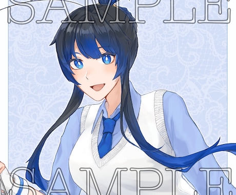立ち絵やSNS使用可のアイコンイラストを制作します かわいいからかっこいいまで幅広くお承ります！ イメージ2