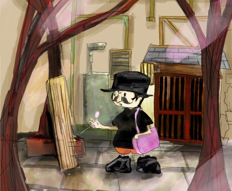 暖色を基調とした暖かみを感じるイラストを提供します 壁紙、アイコン、ヘッダー、グッズデザインなど。 イメージ2