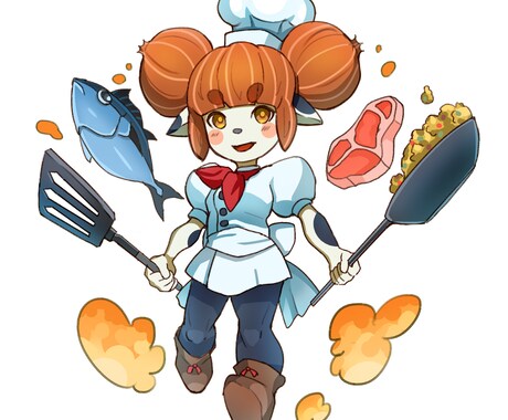 可愛いイラスト、キャラデザ制作致します あなたの理想のイラスト、キャラクターをお届け！ イメージ1