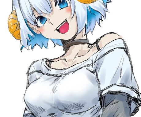 可愛いアイコン、イラスト制作いたします SNS用アイコン、ヘッダーやデフォルメ、1枚絵制作致します！ イメージ2