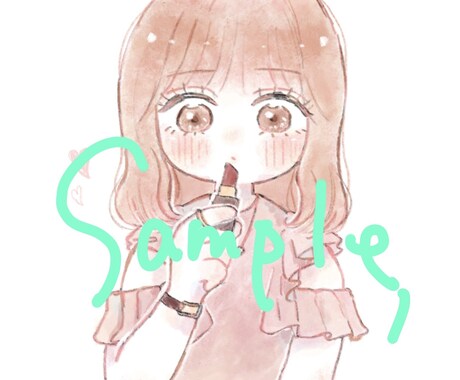 ミニキャラサイズでかわいいアイコンお描きします 2人対応可能！ペア画  