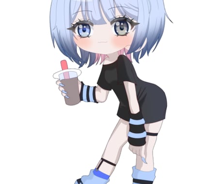 PNGTuberお仕立します 可愛らしいミニキャラで差分付きです！ イメージ2
