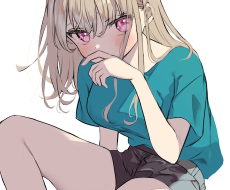 かわいい女の子のイラスト描きます イメージ1