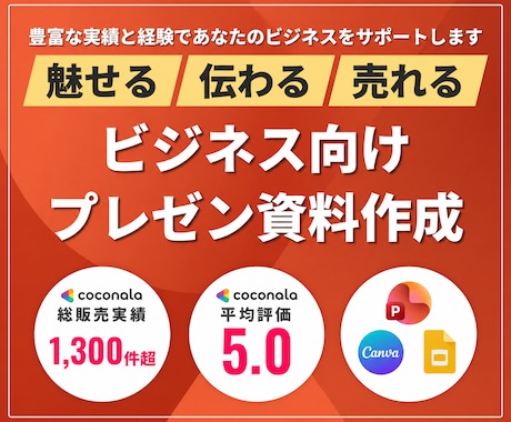 BtoB向け　プレゼン資料作ります イメージ1