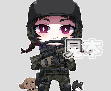 デフォルメイラスト制作いたします 【商用利用可能＆短納期】かわいいミニキャラおまかせください！ イメージ2