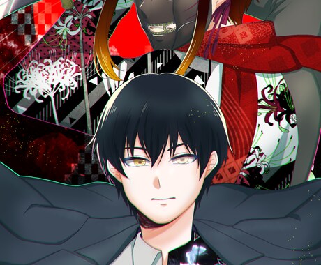 キャラクターのイラスト描きます 一人からカップル、団体までキャラと世界観を表現します！ イメージ2
