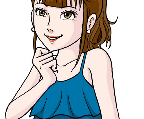 名刺やSNS での似顔絵他のイラストを制作します あなただけのキャラクターなど目立つイラストをご提供致します。 イメージ2