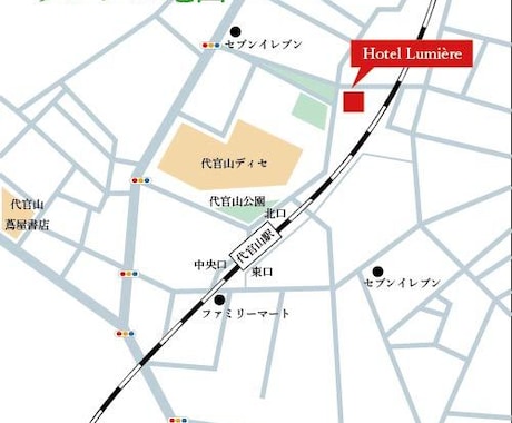 何度も修正OK!3,000円でカラー地図作成します