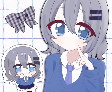 萌え萌えかわいい詰め込みイラストを描きます ひと枠のみの大特価！商業利用も可能なイラストを提供します！ イメージ2