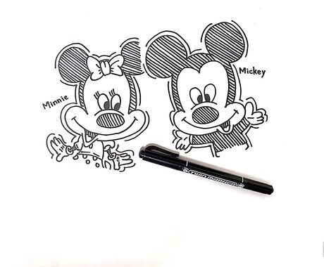 似顔絵･オリジナルデザインなどを提供します アニメのキャラクターを可愛らしくしたりします！ イメージ2