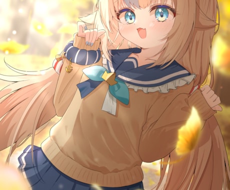 最短3日で納品！OCの1枚絵を製作ます 特にケモミミや女の子が得意です！アニメ塗りが好きな方は是非！ イメージ2