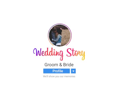 結婚式プロフィールムービー（インスタ風）作ります 【修正無制限・DVD発送無料】動画制作実績 3000件以上 イメージ1