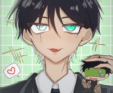 可愛くてキャッチーな絵柄で描きます お望みにあったイラストを提供いたします！ イメージ2